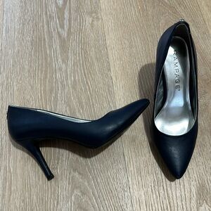 Rampage Women's Classie Pointed Toe Stiletto Pumps - Dark blue - Size 6
